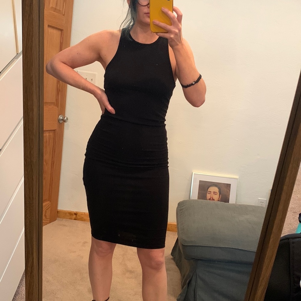 Simple black dress